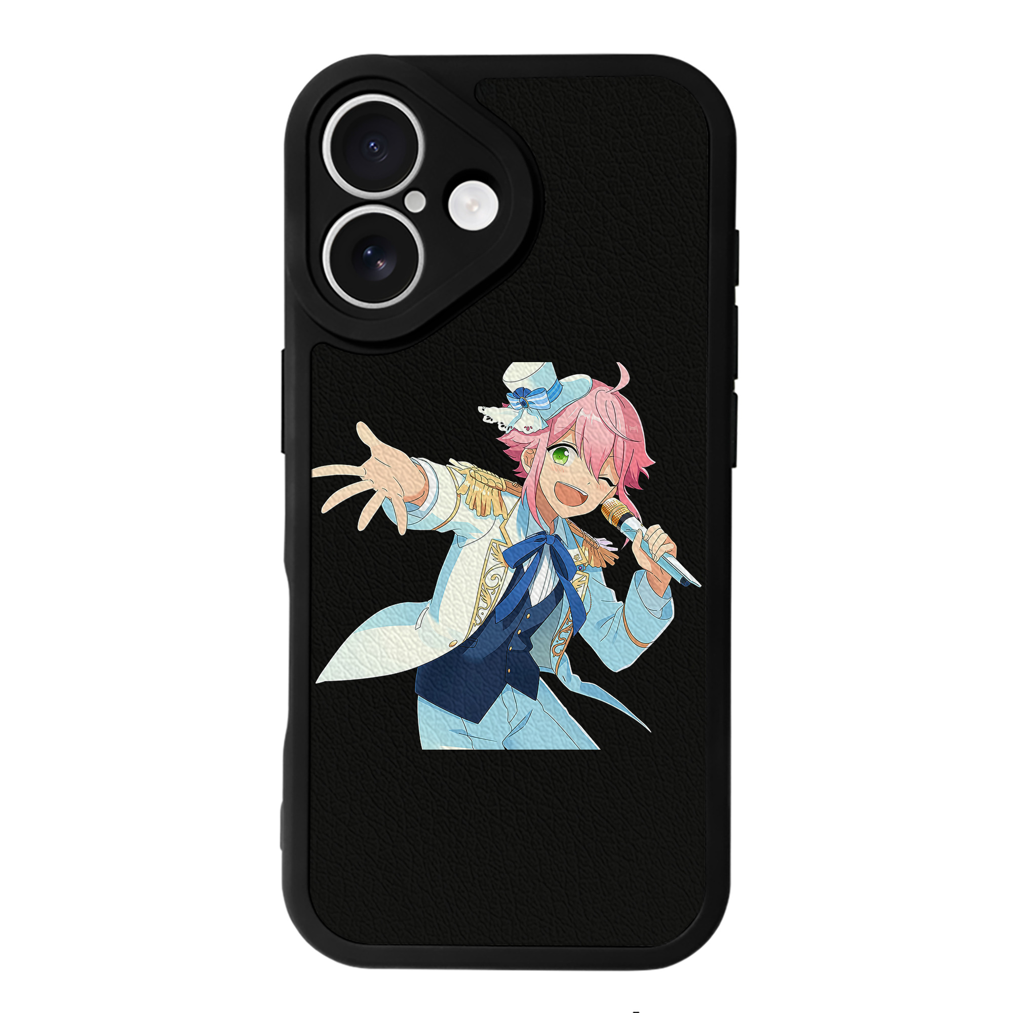 （画像用） あんさんぶるスターズ! Ensemble Stars 【iPhone 16シリーズ対応】シリコンスマホケース（レザー調） 材質：シリコン